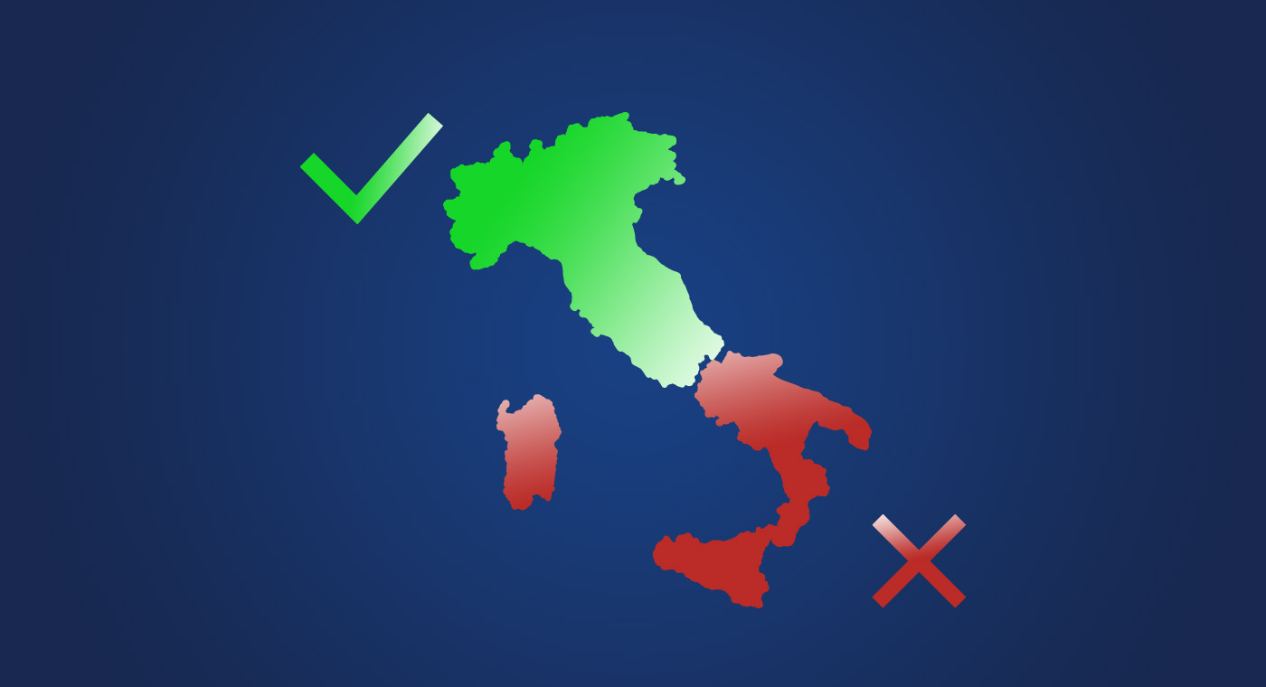 italia nord e sud